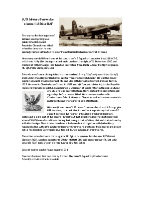 A preview of a PDF biography for Fenwicke-Clennell, Edward